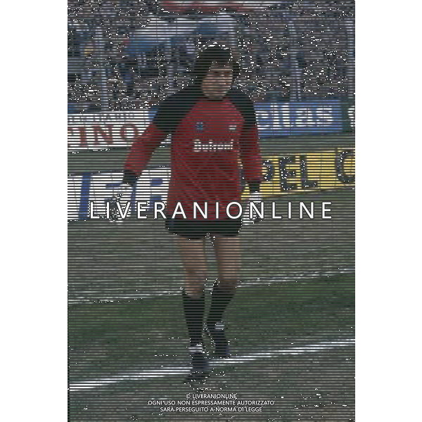 GARELLA CLAUDIO NAPOLI CALCIO NEL 1985/1986 ©ARCHIVIO GIOVANNI LIVERANI/AGENZIA ALDO LIVERANI SAS
