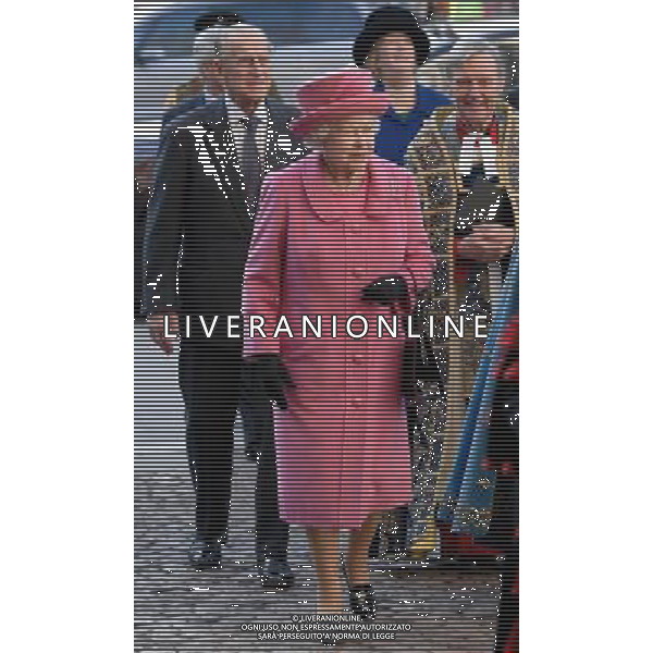HM The Queen and HRH The Duke of Edinburgh, accompanied by TRH The Prince of Wales, The Duchess of Cornwall and The Countess of Wessex will attend the annual Commonwealth Observance at Westminster Abbey. 12-3-12 ©photoshot/AGENZIA ALDO LIVERANI SAS - ITALY ONLY - REALI INGLESI: Celebrazione annuale del Commonwealth all\'Abbazia di Westminster a Londra La regina Elisabetta II d\'inghilterra