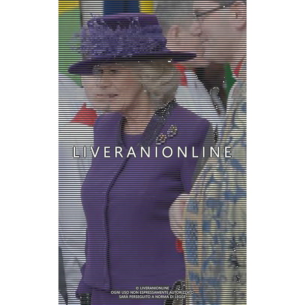 HM The Queen and HRH The Duke of Edinburgh, accompanied by TRH The Prince of Wales, The Duchess of Cornwall and The Countess of Wessex will attend the annual Commonwealth Observance at Westminster Abbey. 12-3-12 ©photoshot/AGENZIA ALDO LIVERANI SAS - ITALY ONLY - REALI INGLESI: Celebrazione annuale del Commonwealth all\'Abbazia di Westminster a Londra Camilla Duchessa di Cornovaglia