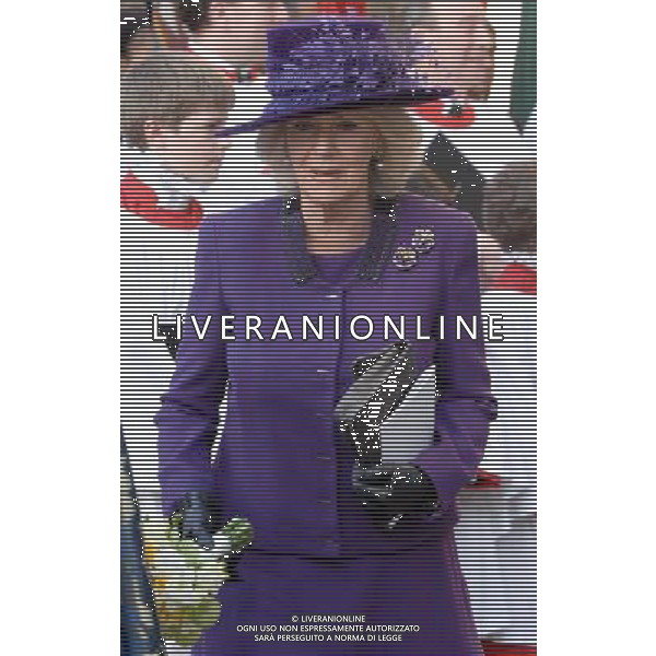 HM The Queen and HRH The Duke of Edinburgh, accompanied by TRH The Prince of Wales, The Duchess of Cornwall and The Countess of Wessex will attend the annual Commonwealth Observance at Westminster Abbey. 12-3-12 ©photoshot/AGENZIA ALDO LIVERANI SAS - ITALY ONLY - REALI INGLESI: Celebrazione annuale del Commonwealth all\'Abbazia di Westminster a Londra Camilla Duchessa di Cornovaglia