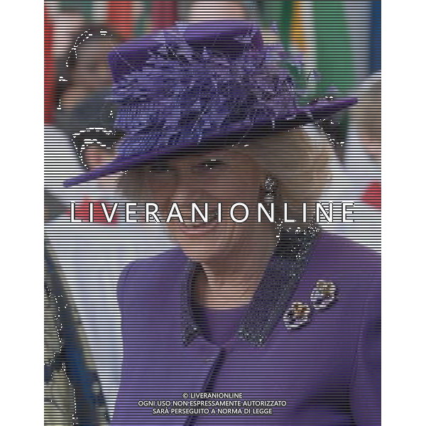 HM The Queen and HRH The Duke of Edinburgh, accompanied by TRH The Prince of Wales, The Duchess of Cornwall and The Countess of Wessex will attend the annual Commonwealth Observance at Westminster Abbey. 12-3-12 ©photoshot/AGENZIA ALDO LIVERANI SAS - ITALY ONLY - REALI INGLESI: Celebrazione annuale del Commonwealth all\'Abbazia di Westminster a Londra Camilla Duchessa di Cornovaglia