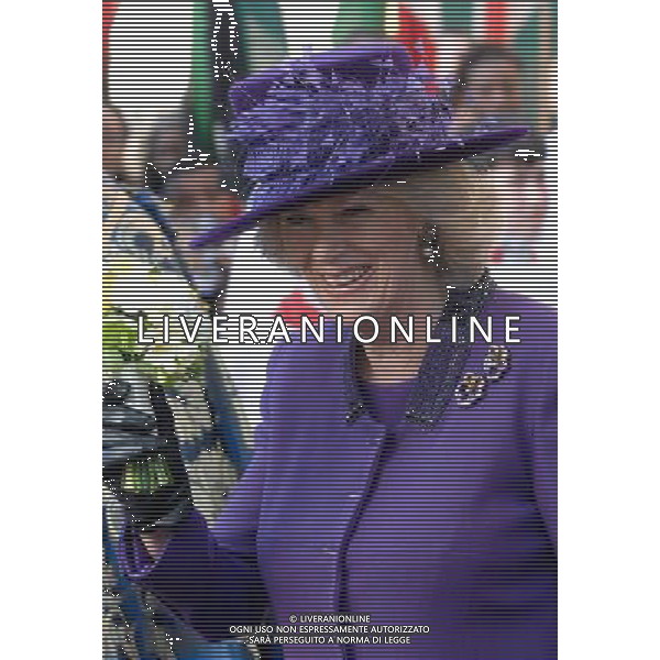 HM The Queen and HRH The Duke of Edinburgh, accompanied by TRH The Prince of Wales, The Duchess of Cornwall and The Countess of Wessex will attend the annual Commonwealth Observance at Westminster Abbey. 12-3-12 ©photoshot/AGENZIA ALDO LIVERANI SAS - ITALY ONLY - REALI INGLESI: Celebrazione annuale del Commonwealth all\'Abbazia di Westminster a Londra Camilla Duchessa di Cornovaglia