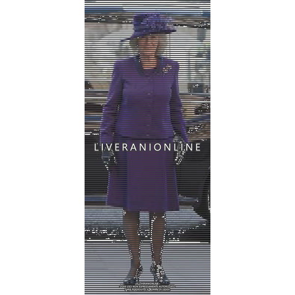 HM The Queen and HRH The Duke of Edinburgh, accompanied by TRH The Prince of Wales, The Duchess of Cornwall and The Countess of Wessex will attend the annual Commonwealth Observance at Westminster Abbey. 12-3-12 - Prince Charles \' The Duchess of Cornwall ©photoshot/AGENZIA ALDO LIVERANI SAS - ITALY ONLY - REALI INGLESI: Celebrazione annuale del Commonwealth all\'Abbazia di Westminster a Londra Camilla Duchessa di Cornovaglia