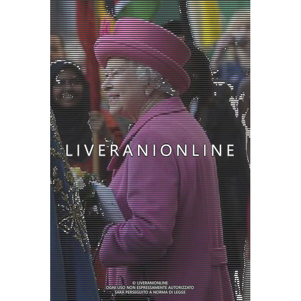 HM The Queen and HRH The Duke of Edinburgh, accompanied by TRH The Prince of Wales, The Duchess of Cornwall and The Countess of Wessex attended the annual Commonwealth Observance at Westminster Abbey today ; HM The Queen ©photoshot/AGENZIA ALDO LIVERANI SAS - ITALY ONLY - REALI INGLESI: Celebrazione annuale del Commonwealth all\'Abbazia di Westminster a Londra La regina Elisabetta II d\'inghilterra
