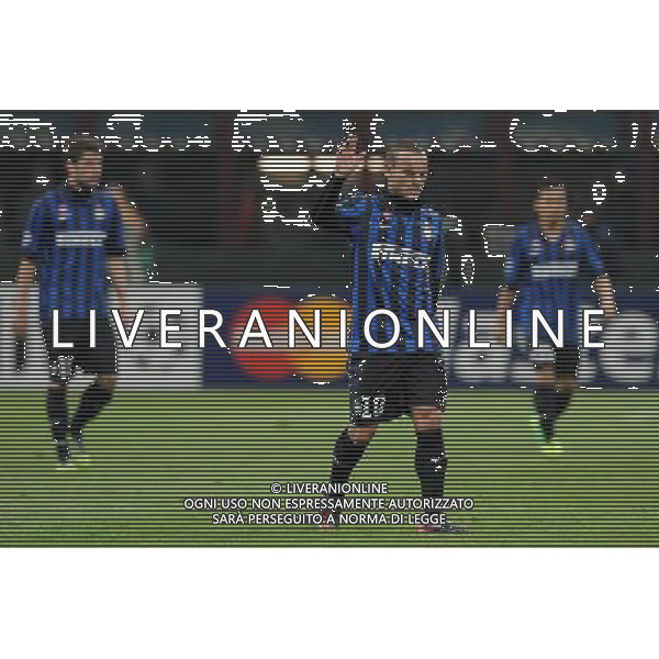 UEFA Champions League 2011/2012 Ottavi di Finale Ritorno Milano - 13.03.2012 Inter-Olympique Marsiglia Nella Foto:sneijder delusione /Ph.Vitez-Ag. Aldo Liverani