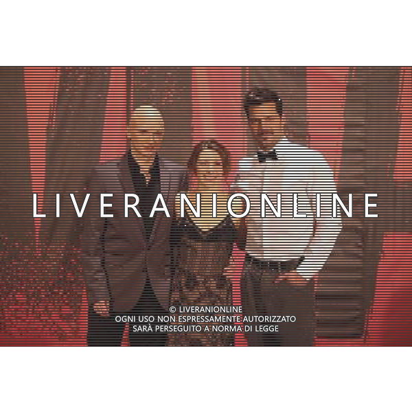 Michael Cerveris, Elena Roger \' Ricky Martin during the Press Conference Photo Call for the Broadway Revival of \'Evita\' at the Mariott Marquis Hotel on March 12, 2012 in New York City. ©PHOTOSHOT/AG ALDO LIVERANI SAS - ITALY ONLY -