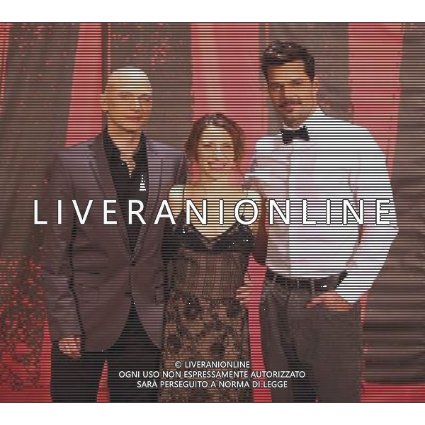 Michael Cerveris, Elena Roger \' Ricky Martin during the Press Conference Photo Call for the Broadway Revival of \'Evita\' at the Mariott Marquis Hotel on March 12, 2012 in New York City. ©PHOTOSHOT/AG ALDO LIVERANI SAS - ITALY ONLY -