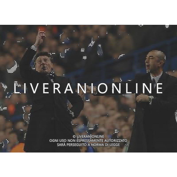 UEFA Champions League 2011/2012 Ottavi di Finale Ritorno Londra - 14.03.2012 Chelsea-Napoli Nella Foto:mazzarri walter e roberto di matteo /Ph.Vitez-Ag. Aldo Liverani