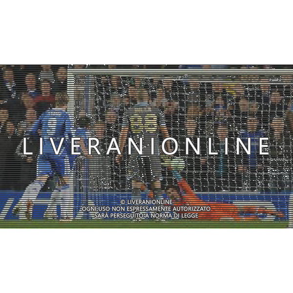 UEFA Champions League 2011/2012 Ottavi di Finale Ritorno Londra - 14.03.2012 Chelsea-Napoli Nella Foto:lampard gol su rigore /Ph.Vitez-Ag. Aldo Liverani
