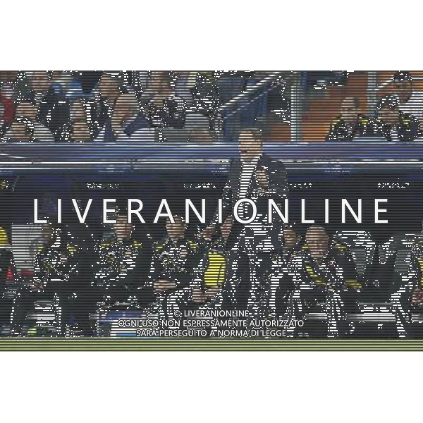 CSK Moskva\'s coach Leonid Slutski during Champions League match on march 14th 2012. Photo: Cesar Cebolla / ALFAQUI /AGENZIA LADO LIVERANI S A S OTTAVI DI RITORNO DI CHAMPIONS LEAGUE REAL MADRID - CSKA MOSKA - ITALY ONLY -