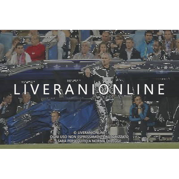 Real Madrid\'s Jose Mourinho during Champions League match on march 14th 2012. Photo: Cesar Cebolla / ALFAQUI /AGENZIA LADO LIVERANI S A S OTTAVI DI RITORNO DI CHAMPIONS LEAGUE REAL MADRID - CSKA MOSKA - ITALY ONLY -