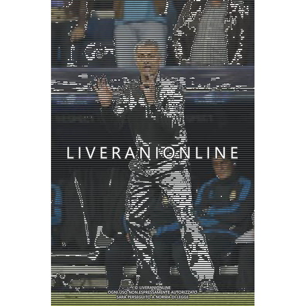 Real Madrid\'s Jose Mourinho during Champions League match on march 14th 2012. Photo: Cesar Cebolla / ALFAQUI /AGENZIA LADO LIVERANI S A S OTTAVI DI RITORNO DI CHAMPIONS LEAGUE REAL MADRID - CSKA MOSKA - ITALY ONLY -
