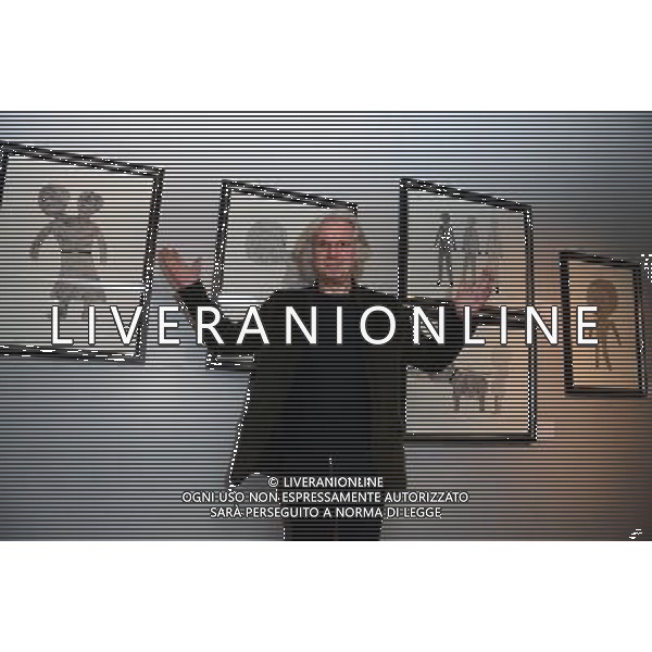 Billy Connolly during the Billy Connolly: Born On A Rainy Day - private view, where he showcased his first ever collection of contemporary art, a collection of pen and ink drawings created over the last two years. Hosted by Washington Green Fine Art, held at the Halcyon Gallery in London. 14th March 2012. ©PHOTOSHOT/AG ALDO LIVERANI SAS - ITALY ONLY -