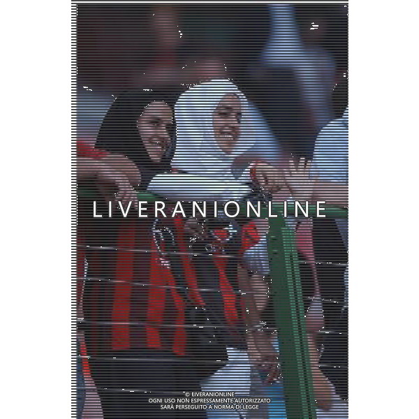 MILANO, 21-08-04 DFP/FOTO GIORGIO RAVEZZANI SUPERCOPPA ITALIANA / MILAN-LAZIO: TIFOSE ISLAMICHE AG ALDO LIVERANI SAS