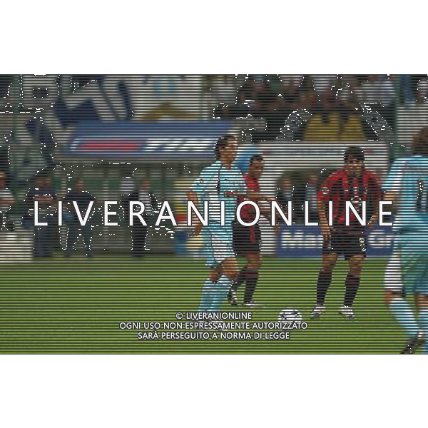 MILANO, 21-08-04 DFP/FOTO GIORGIO RAVEZZANI SUPERCOPPA ITALIANA / MILAN-LAZIO: APARECIDO CESAR AG ALDO LIVERANI SAS