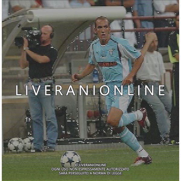 MILANO, 21-08-04 DFP/FOTO GIORGIO RAVEZZANI SUPERCOPPA ITALIANA / MILAN-LAZIO: PAOLO DI CANIO AG ALDO LIVERANI SAS