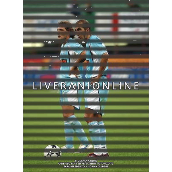 MILANO, 21-08-04 DFP/FOTO GIORGIO RAVEZZANI SUPERCOPPA ITALIANA / MILAN-LAZIO: PAOLO DI CANIO AG ALDO LIVERANI SAS