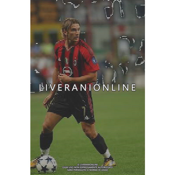 MILANO, 21-08-04 DFP/FOTO GIORGIO RAVEZZANI SUPERCOPPA ITALIANA / MILAN-LAZIO: ANDRIY SHEVCHENKO AG ALDO LIVERANI SAS