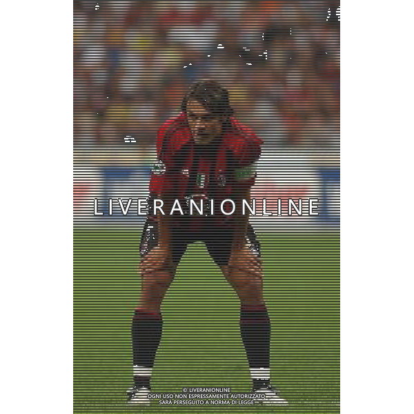 MILANO, 21-08-04 DFP/FOTO GIORGIO RAVEZZANI SUPERCOPPA ITALIANA / MILAN-LAZIO: PAOLO MALDINI AG ALDO LIVERANI SAS