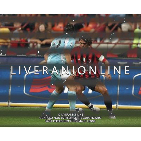 MILANO, 21-08-04 DFP/FOTO GIORGIO RAVEZZANI SUPERCOPPA ITALIANA / MILAN-LAZIO: PAOLO MALDINI AG ALDO LIVERANI SAS