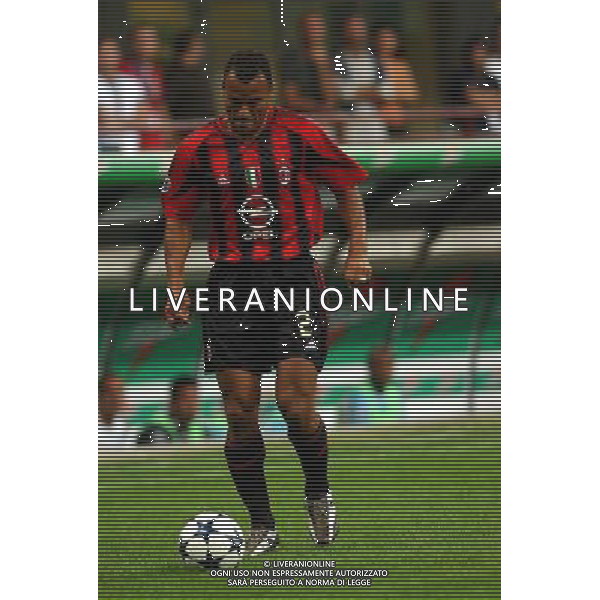 MILANO, 21-08-04 DFP/FOTO GIORGIO RAVEZZANI SUPERCOPPA ITALIANA / MILAN-LAZIO: CAFU MARCOS AG ALDO LIVERANI SAS