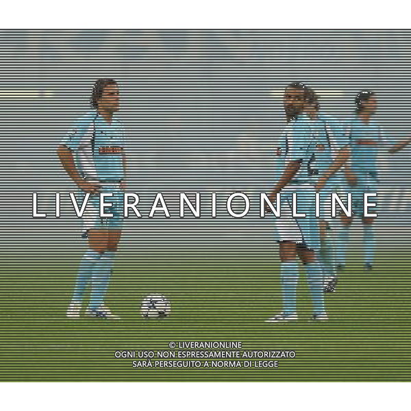 MILANO, 21-08-04 DFP/FOTO GIORGIO RAVEZZANI SUPERCOPPA ITALIANA / MILAN-LAZIO: ROBERTO MUZZI - FABIO LIVERANI AG ALDO LIVERANI SAS