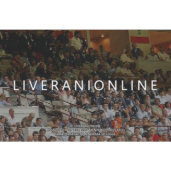 MILANO, 21-08-04 DFP/FOTO GIORGIO RAVEZZANI SUPERCOPPA ITALIANA / MILAN-LAZIO: LOTITO-S. BERLUSCONI-GALLIANI AG ALDO LIVERANI SAS