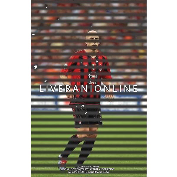 MILANO, 21-08-04 DFP/FOTO GIORGIO RAVEZZANI SUPERCOPPA ITALIANA / MILAN-LAZIO: JAAP STAM AG ALDO LIVERANI SAS