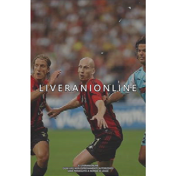 MILANO, 21-08-04 DFP/FOTO GIORGIO RAVEZZANI SUPERCOPPA ITALIANA / MILAN-LAZIO: JAAP STAM AG ALDO LIVERANI SAS