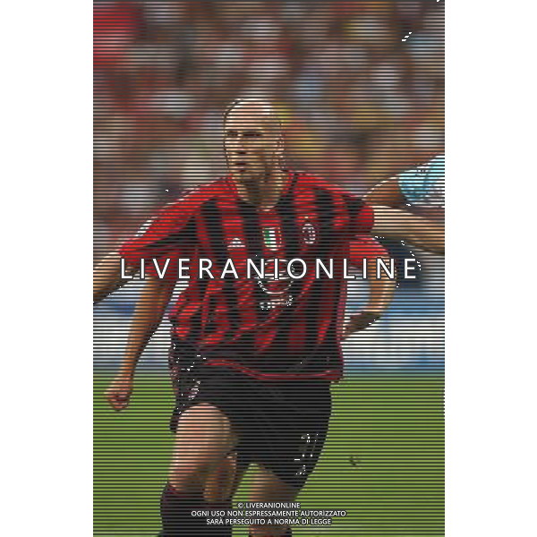 MILANO, 21-08-04 DFP/FOTO GIORGIO RAVEZZANI SUPERCOPPA ITALIANA / MILAN-LAZIO: JAAP STAM AG ALDO LIVERANI SAS