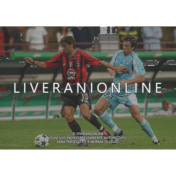 MILANO, 21-08-04 DFP/FOTO GIORGIO RAVEZZANI SUPERCOPPA ITALIANA / MILAN-LAZIO: MANUEL RUI COSTA AG ALDO LIVERANI SAS