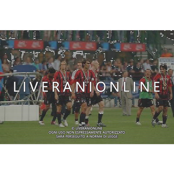 MILANO, 21-08-04 DFP/FOTO GIORGIO RAVEZZANI SUPERCOPPA ITALIANA / MILAN-LAZIO: PAOLO MALDINI A FINE GARA AG ALDO LIVERANI SAS