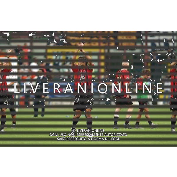 MILANO, 21-08-04 DFP/FOTO GIORGIO RAVEZZANI SUPERCOPPA ITALIANA / MILAN-LAZIO: PAOLO MALDINI A FINE GARA AG ALDO LIVERANI SAS