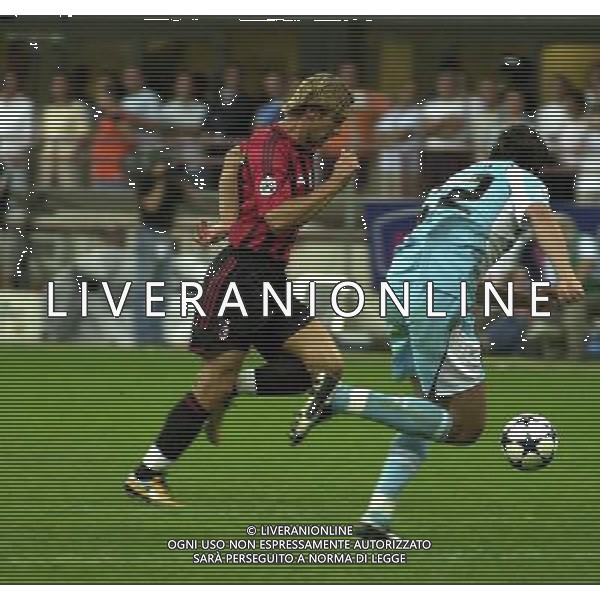 MILANO, 21-08-04 DFP/MARCO DE PONTI SUPERCOPPA ITALIANA / MILAN-LAZIO: ANDRIY SHEVCHENKO AG ALDO LIVERANI SAS