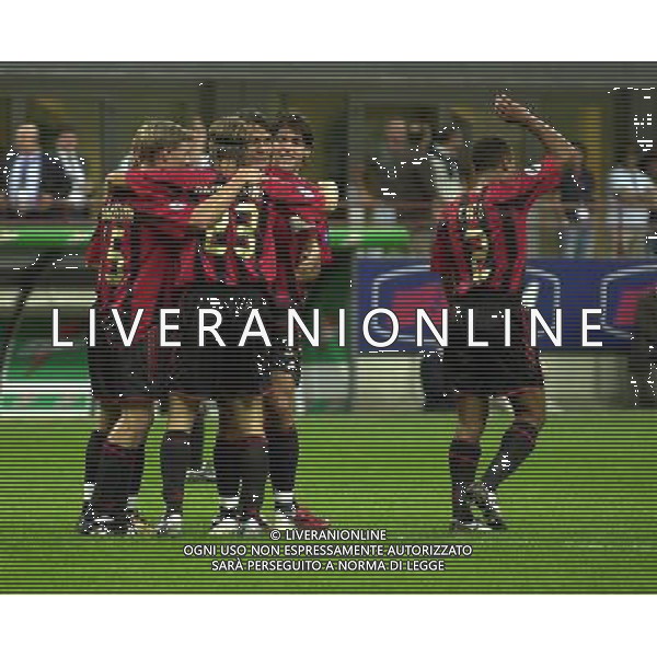 MILANO, 21-08-04 DFP/MARCO DE PONTI SUPERCOPPA ITALIANA / MILAN-LAZIO: ESULTANZA ANDRIY SHEVCHENKO AG ALDO LIVERANI SAS