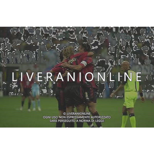 MILANO, 21-08-04 DFP/MARCO DE PONTI SUPERCOPPA ITALIANA / MILAN-LAZIO: ESULTANZA ANDRIY SHEVCHENKO AG ALDO LIVERANI SAS