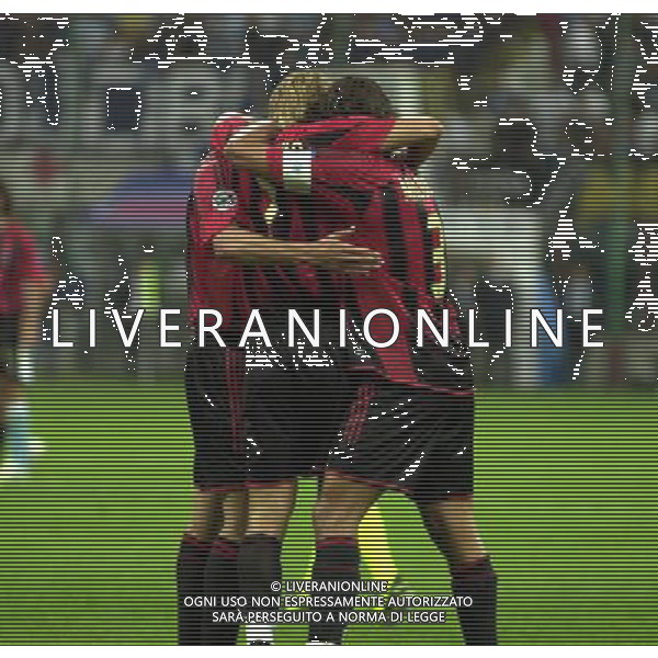 MILANO, 21-08-04 DFP/MARCO DE PONTI SUPERCOPPA ITALIANA / MILAN-LAZIO: ESULTANZA ANDRIY SHEVCHENKO AG ALDO LIVERANI SAS