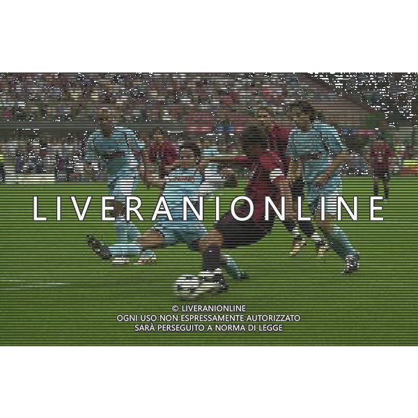 MILANO, 21-08-04 DFP/MARCO DE PONTI SUPERCOPPA ITALIANA / MILAN-LAZIO: PAOLO MALDINI AG ALDO LIVERANI SAS