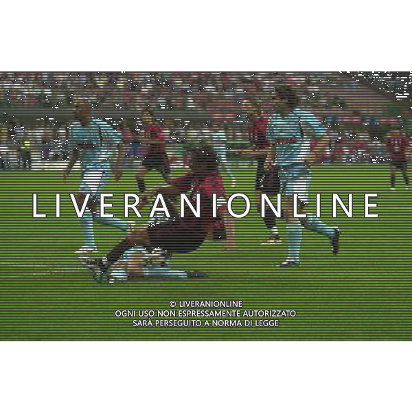 MILANO, 21-08-04 DFP/MARCO DE PONTI SUPERCOPPA ITALIANA / MILAN-LAZIO: PAOLO MALDINI AG ALDO LIVERANI SAS