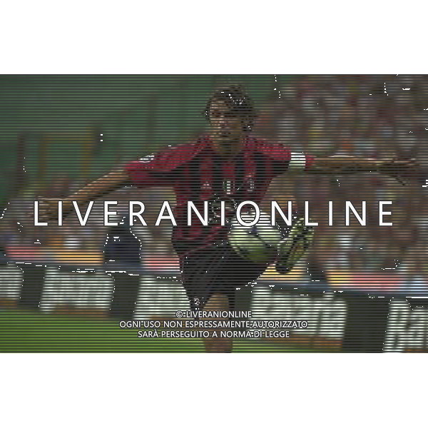 MILANO, 21-08-04 DFP/MARCO DE PONTI SUPERCOPPA ITALIANA / MILAN-LAZIO: PAOLO MALDINI AG ALDO LIVERANI SAS