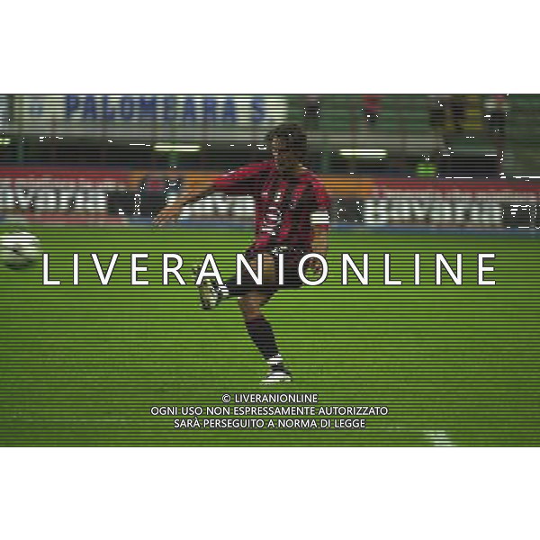 MILANO, 21-08-04 DFP/MARCO DE PONTI SUPERCOPPA ITALIANA / MILAN-LAZIO: PAOLO MALDINI AG ALDO LIVERANI SAS