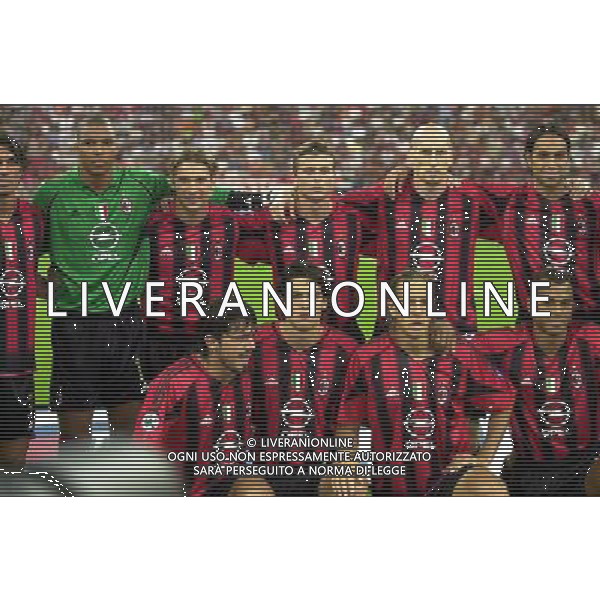 MILANO, 21-08-04 DFP/MARCO DE PONTI SUPERCOPPA ITALIANA / MILAN-LAZIO: FORMAZIONE MILAN AG ALDO LIVERANI SAS