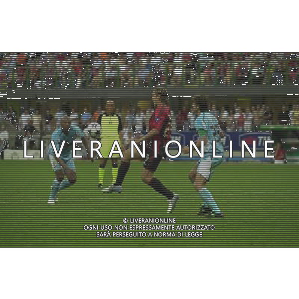 MILANO, 21-08-04 DFP/MARCO DE PONTI SUPERCOPPA ITALIANA / MILAN-LAZIO: MASSIMO AMBROSINI AG ALDO LIVERANI SAS