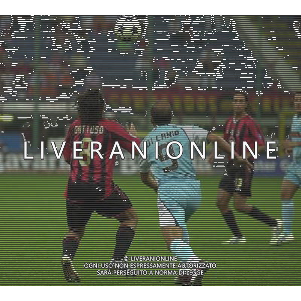 MILANO, 21-08-04 DFP/MARCO DE PONTI SUPERCOPPA ITALIANA / MILAN-LAZIO: GENNARO GATTUSO - PAOLO DI CANIO AG ALDO LIVERANI SAS