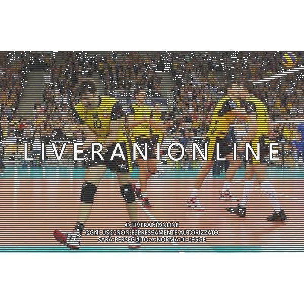 18.03.2012 LODZ- ATLAS ARENA (LODZ, POLAND - ATLAS ARENA) SIATKOWKA MEZCZYZN (MEN\'S VOLLEYBALL), CEV LIGA MISTRZOW MEZCZYZN (CEV VOLLEYBALL CHAMPIONS LEAGUE MEN\'S); FINAL FOUR MECZ FINALOWY - FINAL PGE SKRA BELCHATOW - ZENIT KAZAN ( FINAL GAME PGE SKRA BELCHATOW - ZENIT KAZAN) NZ MIGUEL FALASCA FOTO LUKASZ GROCHALA/ CYFRASPORT/NEWSPIX.PL --- Newspix.pl AG ALDO LIVERANI S A S ONLY ITALY *** Local Caption *** www.newspix.pl mail us: info@newspix.pl call us: 0048 022 23 22 222 --- Polish Picture Agency by Ringier Axel Springer Poland