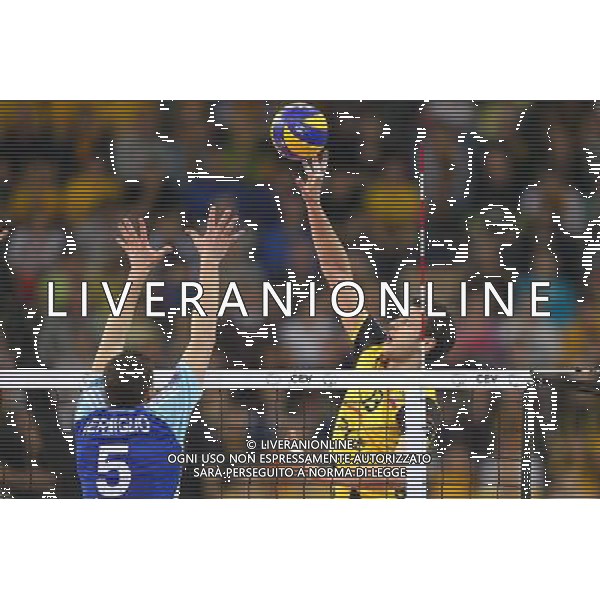 18.03.2012 LODZ- ATLAS ARENA (LODZ, POLAND - ATLAS ARENA) SIATKOWKA MEZCZYZN (MEN\'S VOLLEYBALL), CEV LIGA MISTRZOW MEZCZYZN (CEV VOLLEYBALL CHAMPIONS LEAGUE MEN\'S); FINAL FOUR MECZ FINALOWY - FINAL PGE SKRA BELCHATOW - ZENIT KAZAN ( FINAL GAME PGE SKRA BELCHATOW - ZENIT KAZAN) NZ MICHAL WINIARSKI (P) FOTO LUKASZ GROCHALA/ CYFRASPORT/NEWSPIX.PL --- Newspix.pl AG ALDO LIVERANI S A S ONLY ITALY *** Local Caption *** www.newspix.pl mail us: info@newspix.pl call us: 0048 022 23 22 222 --- Polish Picture Agency by Ringier Axel Springer Poland