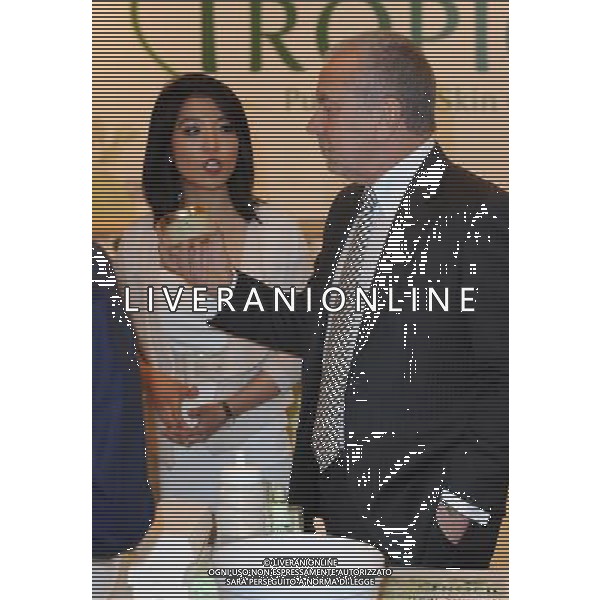 Lord Alan Sugar and Susan Ma (Former Apprentice contestant) on the Tropic Skincare stand at the Ideal Home Show 2012. Lord Sugar has invested 50% in the business with Susan Ma, this is the first time he has invested with someone who did not win on his Tv programme \'The Aprrentice\' picture by Marc Larkin/Photoshot. ©PHOTOSHOT/ALDO LIVERANI SAS - ITALY ONLY -