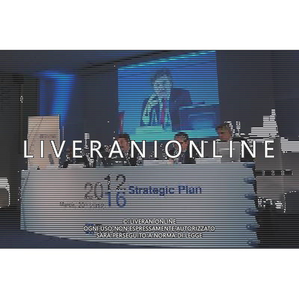 MILANO 20/3/2012 PALAZZO MEZZANOTTE P.zza AFFARI,6 PRESENTAZIONE DEL PIANO STRATEGICO 2012/2016 DI TERNA NELLA FOTO FLAVIO CATTANEO, LUIGI ROTH E GIUSEPPE SAPONARO FOTO ROMANO/AG ALDO LIVERANI