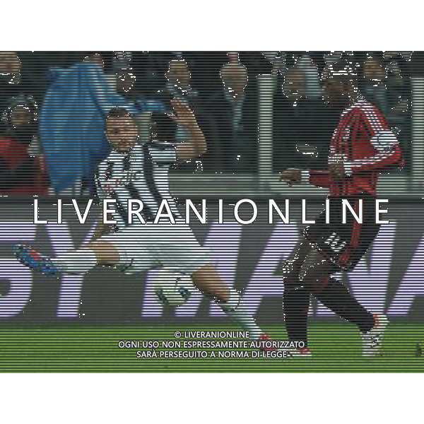 Coppa Italia TIM Cup 2011/2012 Semifinale Ritorno Torino - 20.03.2012 Juventus-Milan Nella Foto:pepe simone e clarence seedorf /Ph.Vitez-Ag. Aldo Liverani