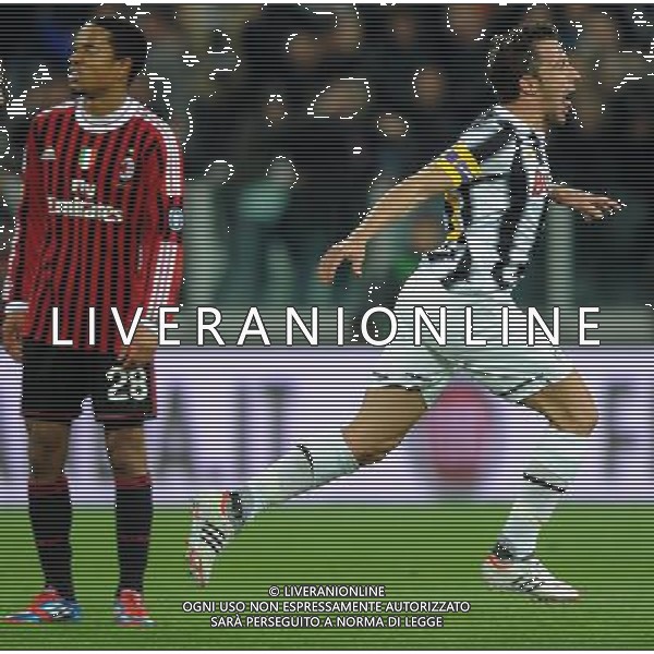 Coppa Italia TIM Cup 2011/2012 Semifinale Ritorno Torino - 20.03.2012 Juventus-Milan Nella Foto:del piero esulta /Ph.Vitez-Ag. Aldo Liverani